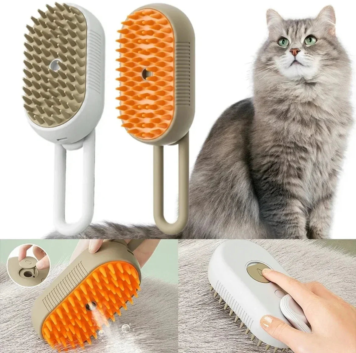 Cepillo A Vapor Para Mascotas®